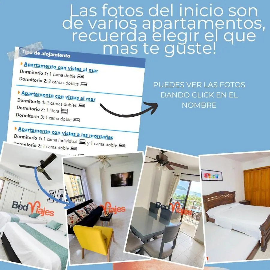 Apartamentos Cerca A La Playa, Los Laureles - By Bedviajes Santa Marta  Colombia